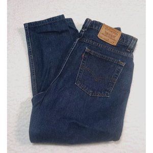 Vintage Levi's 512 Slim Fit Tapered Leg Denim Women's Jeans Sz 16 Reg M Dark USA